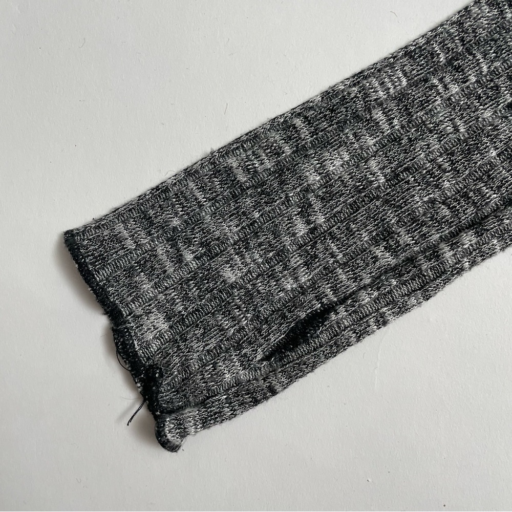 MICHAEL STARS ribbed knit heather grey tunic - Picture 4 of 6
